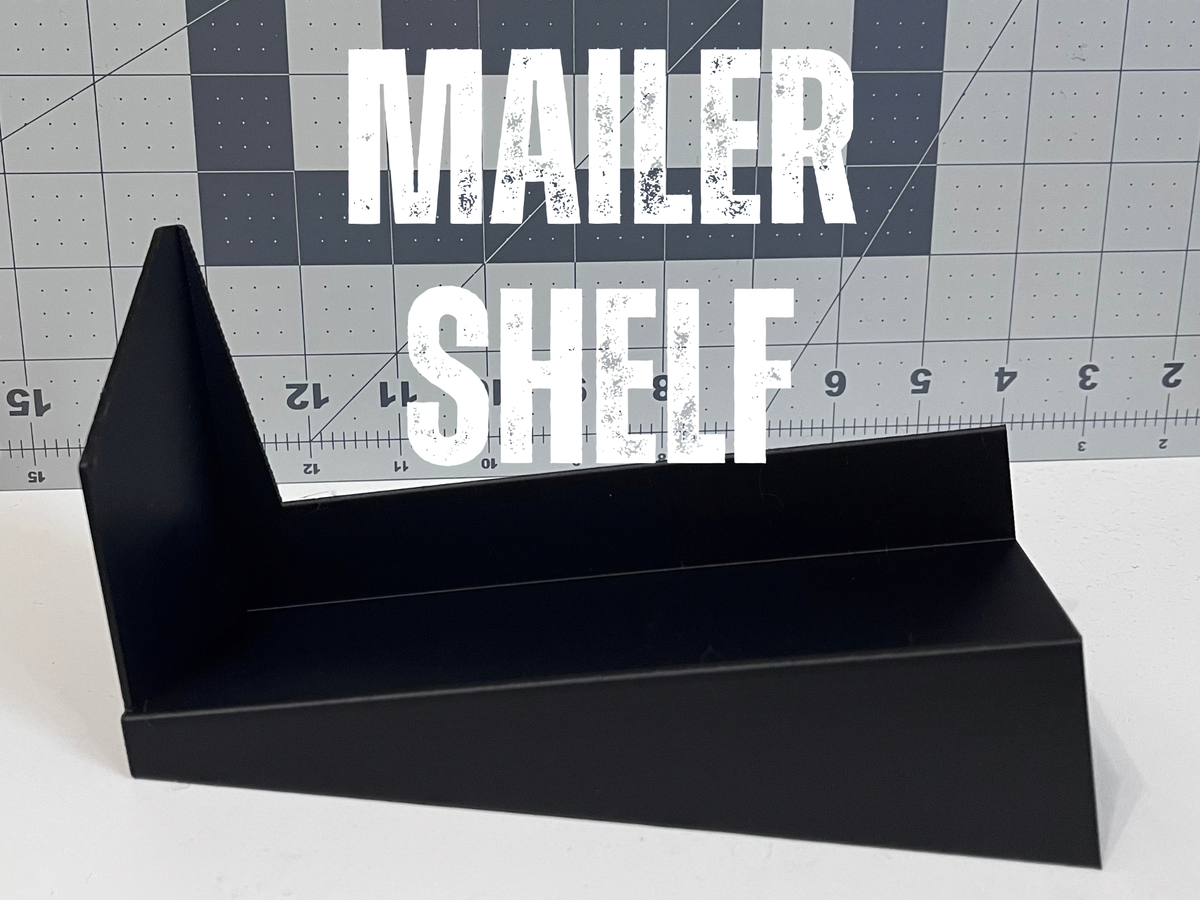 Mailer Shelf - Organize your PSA Slab Mailers and Top Loader mailers