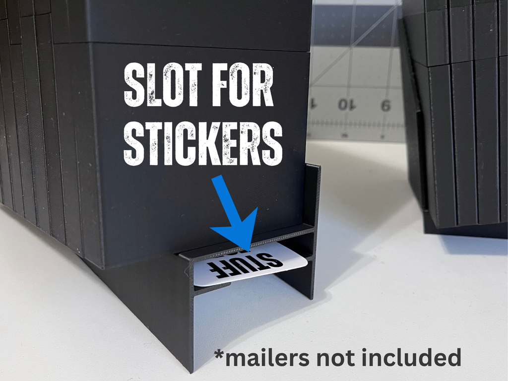 Mailer Shelf - Organize your PSA Slab Mailers and Top Loader mailers