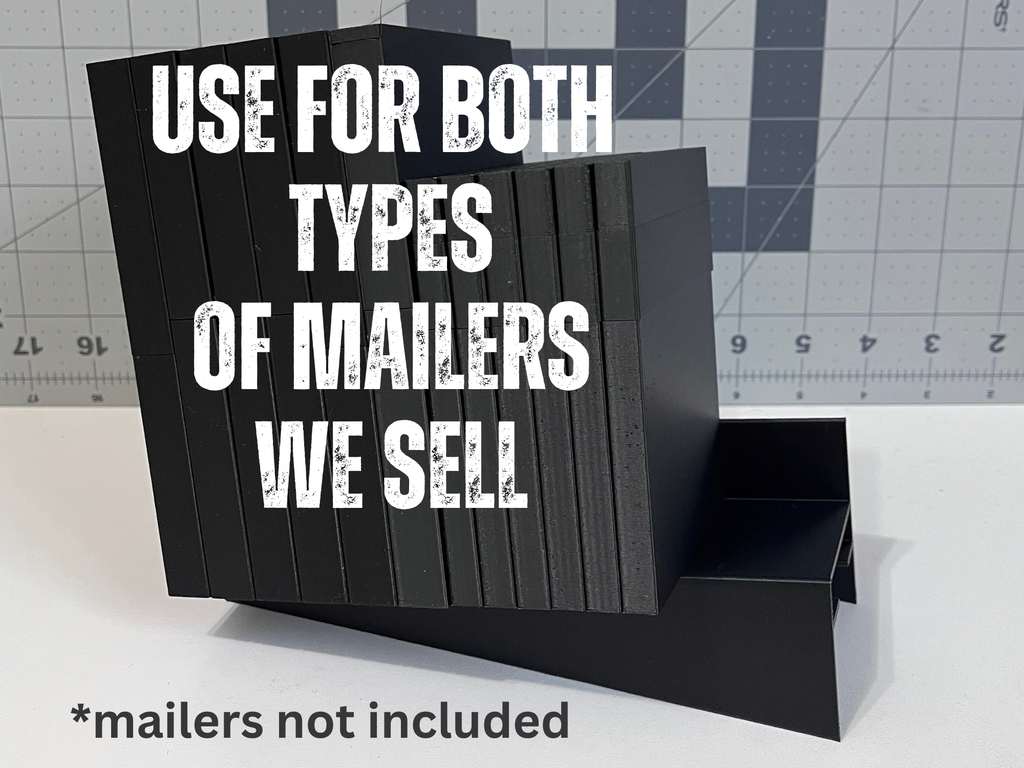 Mailer Shelf - Organize your PSA Slab Mailers and Top Loader mailers