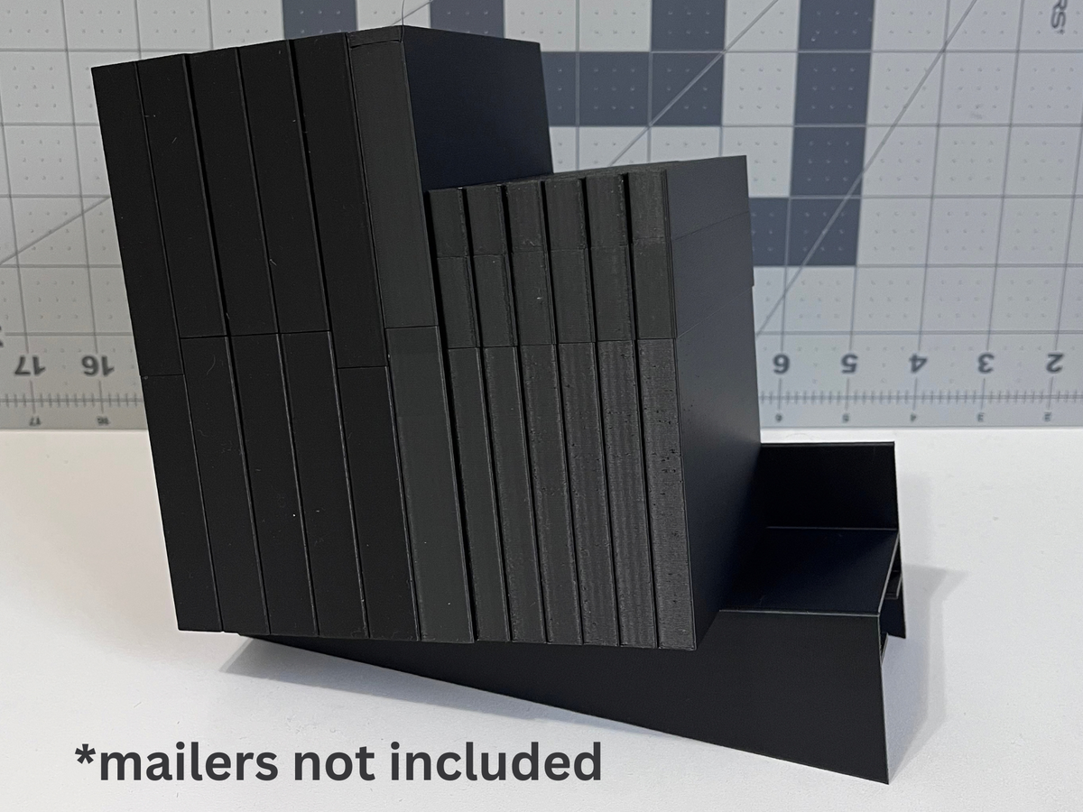 Mailer Shelf - Organize your PSA Slab Mailers and Top Loader mailers
